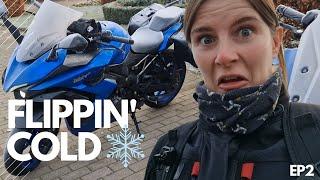 Winter Motorcycle Trip heading to Germany on Suzuki's to visit the CHRISTMAS MARKETS! ️ EP:2