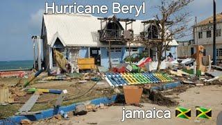 Hurricane Beryl IN SAINT ANN  Ocho Rios Town