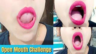 Open Mouth Zoom Camera Challenge | Open Mouth Challenge | Tongue challenge India @Mohini Ki Duniya