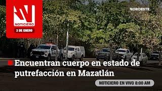 Encuentran cuerpo en estado de putrefacción en Mazatlán | Noticiero Noroeste 3 de enero