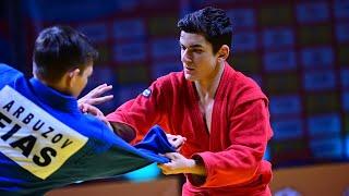 DULARIDZE Lado vs ARBUZOV Eduard. Cadets male 71 kg. European SAMBO Championships 2023