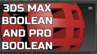 3ds Max Basic Modeling Boolean - Boolean Proboolean 3ds Max - 3ds Max Boolean and Proboolean