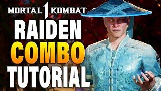 Mortal Kombat 1 RAIDEN Combos - Mortal Kombat 1 RAIDEN Combo Tutorial