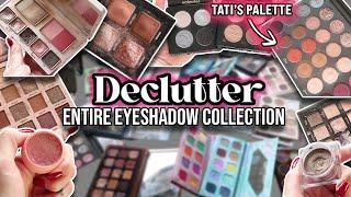 EYESHADOW PALETTE COLLECTION + DECLUTTER 2024