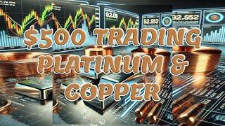  Day Trading Platinum & Copper: $500 Net Gain in One Day! 🟤