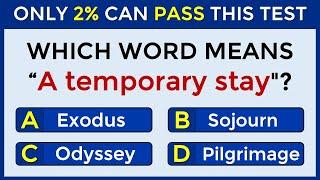 Only 2% Can Pass This Test | Match The VOCABULARY Words #12