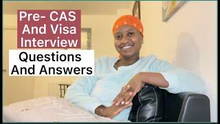 Pre- CAS interview and VISA Questions For Study In Uk/ Answers to tricky questions|Study Abroad