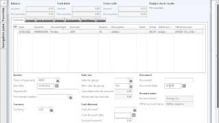 Dynamics AX 2012 - Vendor Invoice Journal