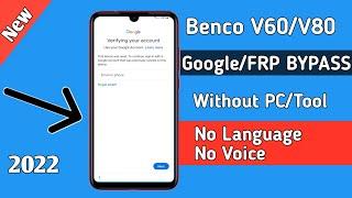 Benco V60/V80 FRP BYPASS 2022 Without Computer | Reset Google Account Lock No Language Change
