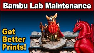 Bambu Lab A1/A1 Mini maintenance to get better prints!