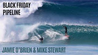 JOB and Mike Stewart share a wave on Black Friday