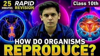 How Do Organisms Reproduce in 25 Minutes| Class 10th | Rapid Revision | Prashant Kirad