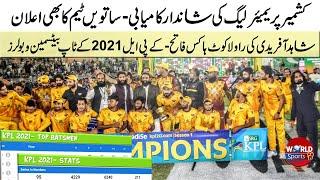 Rawalakot won the first KPL Trophy | KPL 2021 Top batsmen, bowlers | 7th Team announced