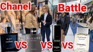 Women React to Bleu de Chanel, Chanel Allure Homme Sport Eau Extreme, Platinum Egoiste & Antaeus