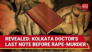 Kolkata Doctor's Last Words Before Horrific Rape & Murder Revealed; 'I Want To Be...' | Watch