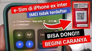 imei keblokir? coba pake esim Smartfren plus kuota internet. begini tutorialnya!!!