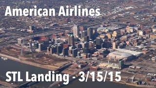 AMAZING American MD-80 Approach and Landing in St. Louis