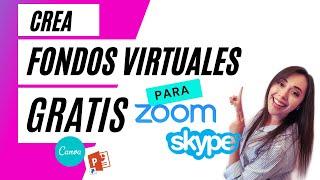 Cómo cambiar y crear FONDOS VIRTUALES en Zoom y Skype GRATIS. TUTORIAL PASO A PASO