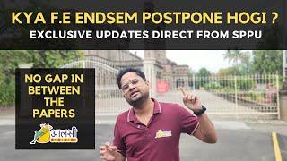 FE Endsems Postponed?! | #SPPU | Latest Pune university news | Aalsi Engineer | Rounak sir