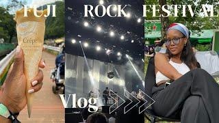 [VLOG] Come with me to a music festival | Fuji Rock`22 | South African Youtuber