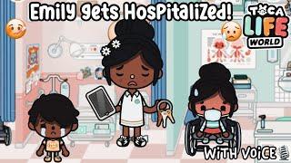 Emily gets hospitalized!️‍🩹￼Toca boca roleplay *With voice*