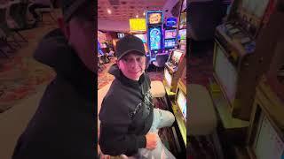 My 1st time hitting a jackpot in Las Vegas. Got help from my wife  not D Lucky