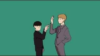 Reigen and Kageyama cute fist bump | Mob Psycho 100