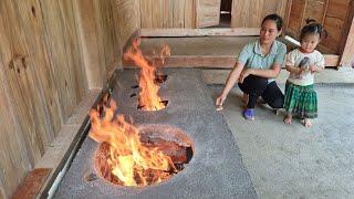 Build a simple and fuel-efficient wood-burning stove - Harvest papaya to sell