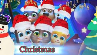 Celebrating Christmas in "My talking Tom friends"! |Merry Christmas️| | #xmas|