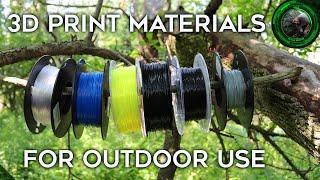 3D Printing For Outdoor Use: Materials Comparison - PLA, ABS, Nylon, PETG, TPU, ASA