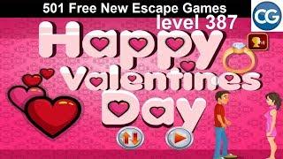 [Walkthrough] 501 Free New Escape Games level 387 - Happy valentines day - Complete Game