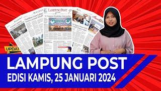 Lampung Post Edisi Kamis, 23 Januari 2024