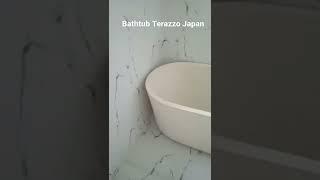 bathtub teraso terrazzo costum bali handmade, #bathtub #bathroom #bath #bathtime #bathtubs