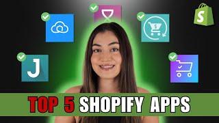 Die 5 BESTEN APPS für SHOPIFY | Produkte versenden, Produktrecherche, Bewertungen etc.