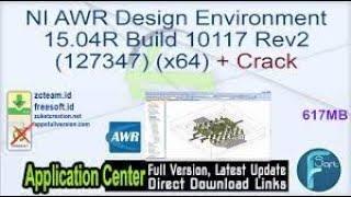 how to install and simulate AWR microwave circuit (NI_AWR_Design_Environment_15.04R)