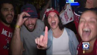 Panthers fans in Miami celebrate first-ever Stanley Cup