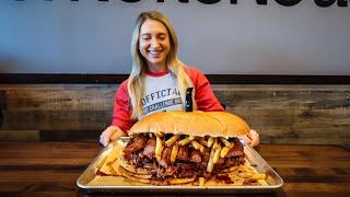 The Behemoth BBQ Sandwich Challenge w/ The Grooviest Surprise Ending