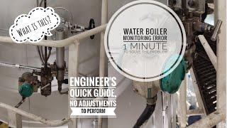Boiler level monitoring how it works / Differential pressure transmitter, Condensate pot, Seal pot