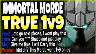A TRUE 1v9 CARRY ~ New Season 12 Immortal Mordekaiser Build  LoL Top Morde Preseason 2022 Gameplay