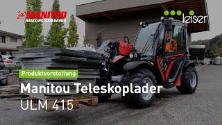 ULM 415 | Manitou Teleskoplader für den Gartenbau