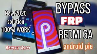 MIUI 10 ANDROID PIE | Redmi 6A Bypass Google Account | Unlock FRP solution 2020