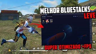 DESCOBRI O MELHOR EMULADOR BLUESTACKS LEVE PARA QUALQUER PC FRACO MELHORES CONFIGURAÇÕES  FREEFIRE