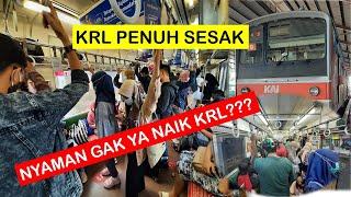 KRL Penuh Sesak | Nyaman gak ya??? KRL Jogja - Solo