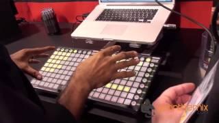 Focusrite and Novation Stand and walk-through products with getinthemix.co.uk @ NAMM 2013