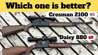 Crosman 2100 vs Daisy 880 - Shooting Test & Review