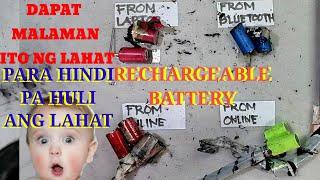 RECHARGEABLE BATTERY BE AWARE FAKE VS ORIGINAL