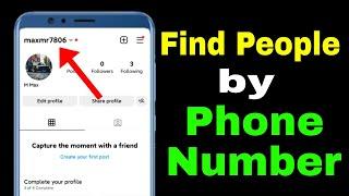 How to Find Someone on Instagram Using Their Phone Number | Search People Instagram by Mobile Number