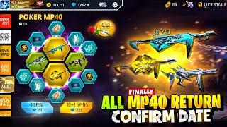 Finally Poker Mp40 Return ফাইনালি আসছে|Poker Mp40 Return Bd Server| Free Fire New Event