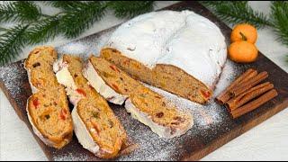 Все СЕКРЕТЫ идеального РОЖДЕСТВЕНСКОГО ШТОЛЛЕНАРождественский кекс -  Stollen CHRISTMAS