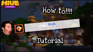 HOW TO GET THE BRUH HIVE TITLE ON THE HIVE!!!!! 100% WORKING